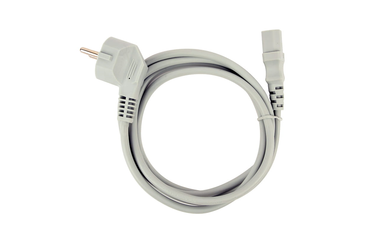 Power Cord Cablexpert PC-186-VDE / 1.8m / White