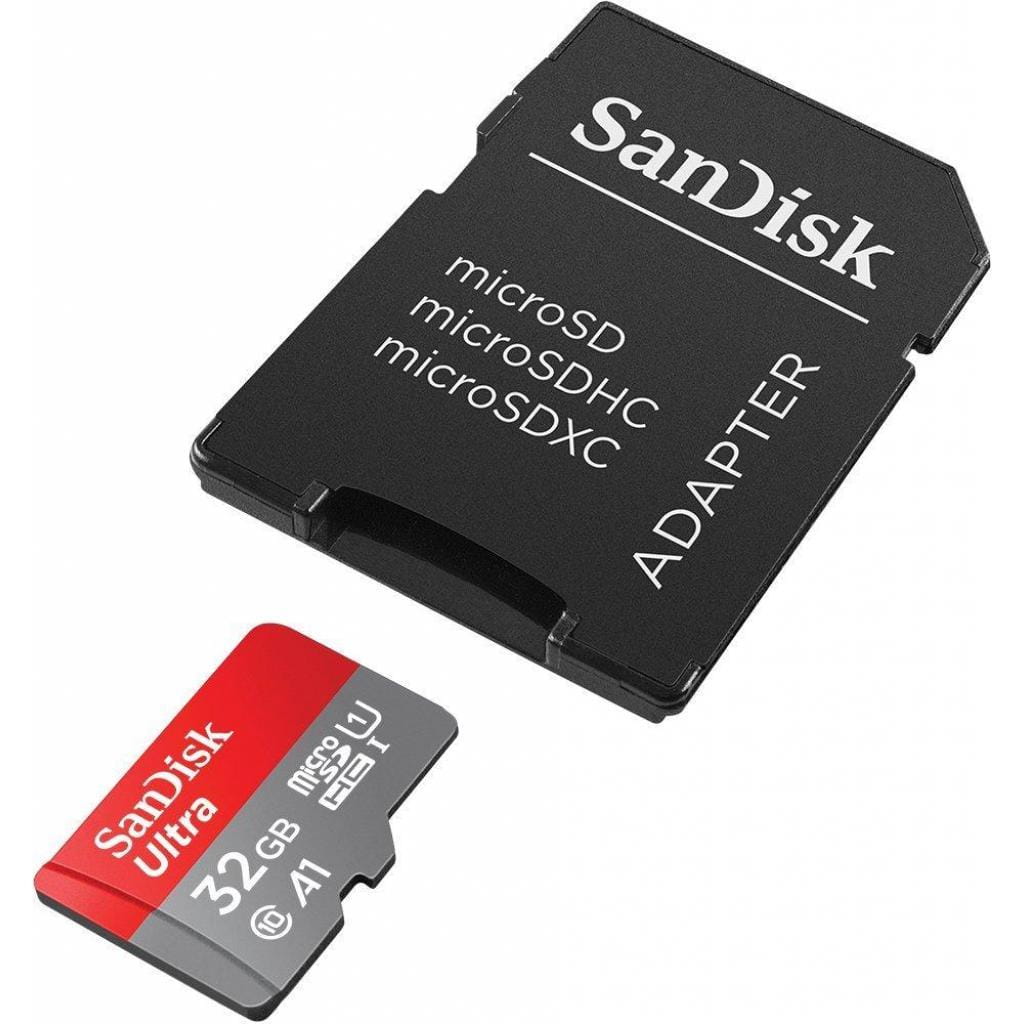 microSD SanDisk / 32GB / SD adapter / Ultra 653x / SDSQUAR-032G-GN6TA /