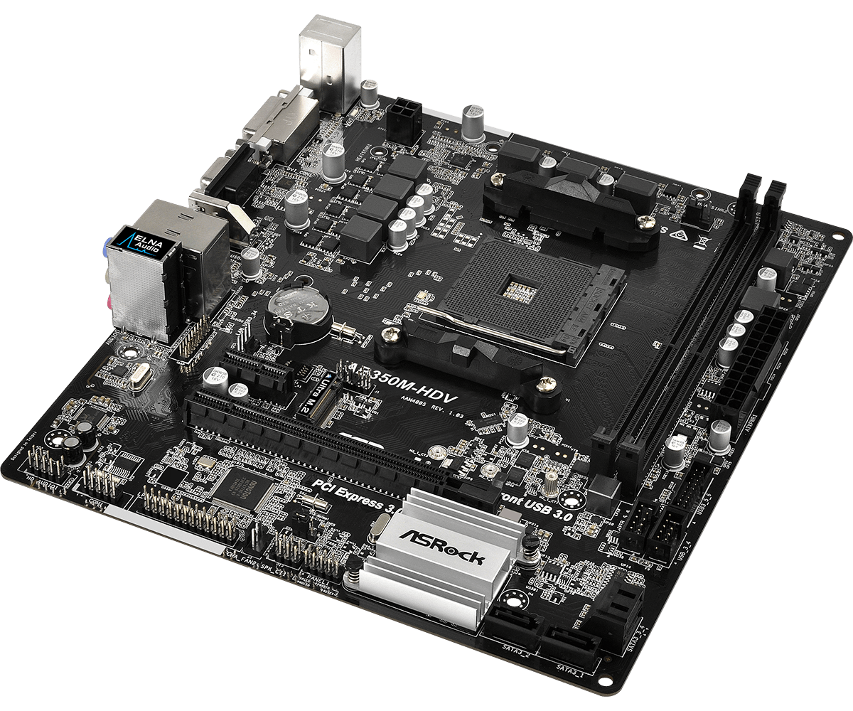 ASRock AB350M-HDV Socket AM4