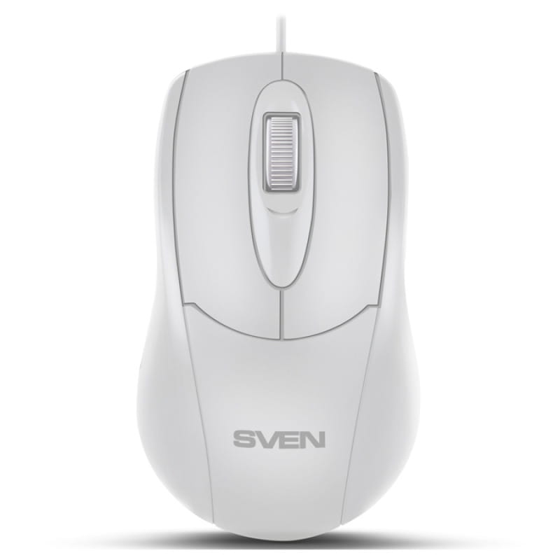 Mouse Sven RX-110 / Optical / Ambidextrous / USB / White