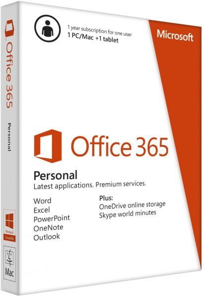 Microsoft Office 365 Personal / 1 Year / Russian
