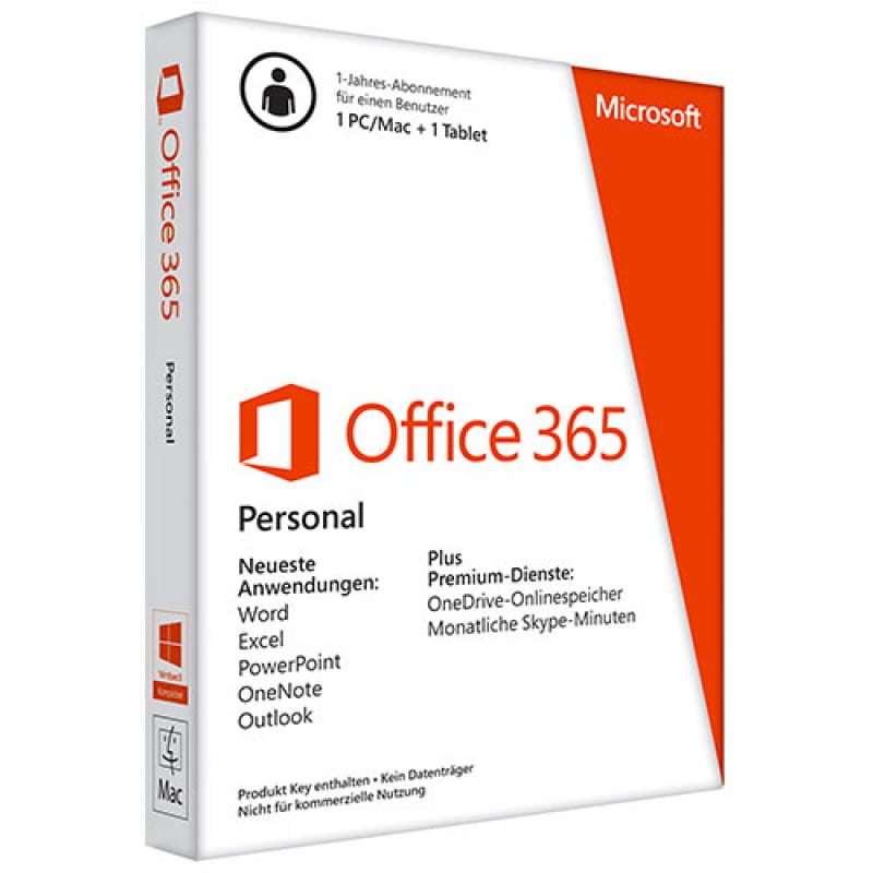 Microsoft Office 365 Personal / 1 Year / English
