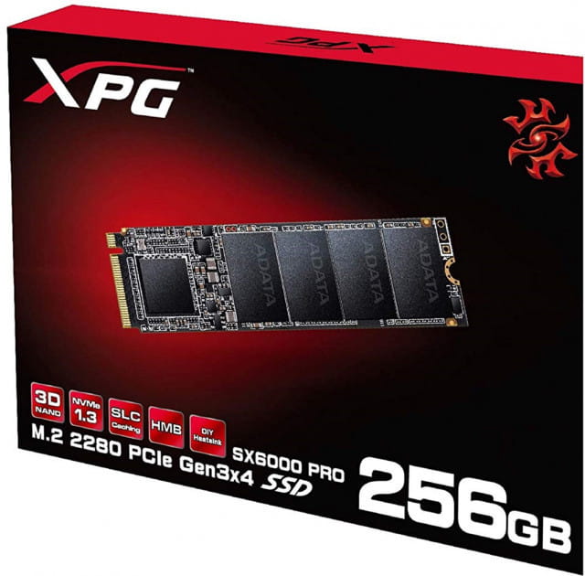 SSD ADATA XPG SX6000 Pro / .M.2 NVMe / 256GB / RTS / 3DTLC /