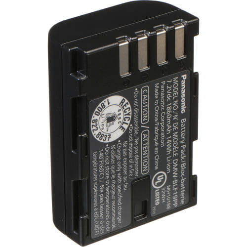 Battery pack Panasonic DMW-BLF19E / 1800mAh /