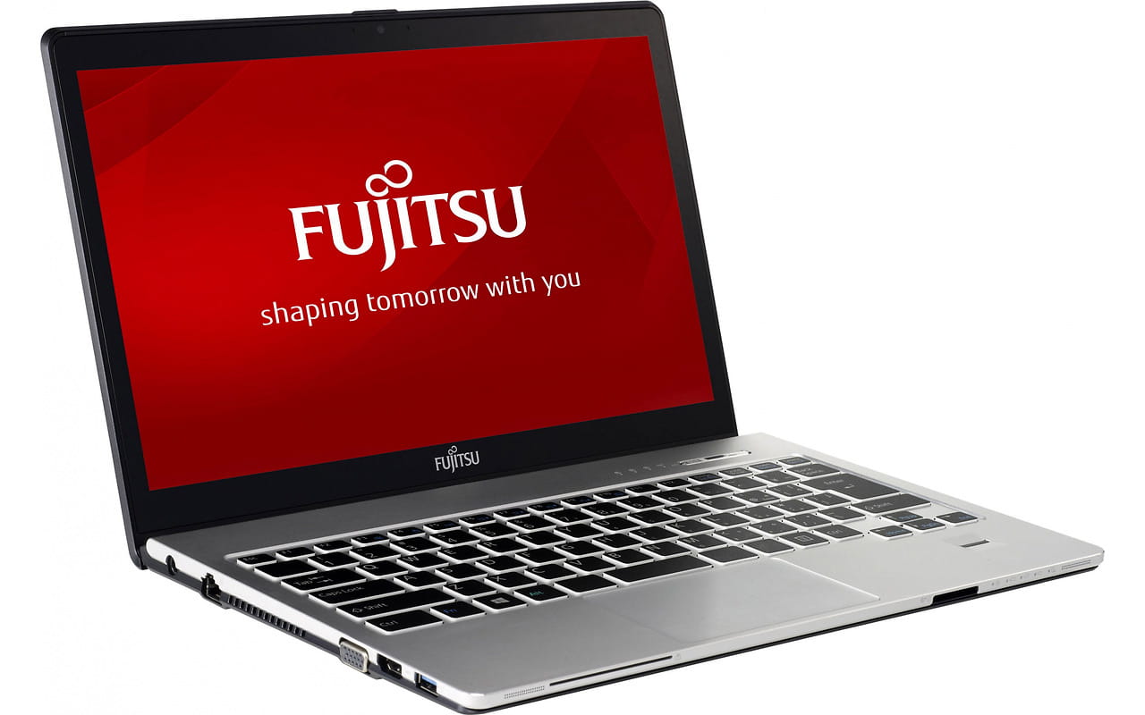 Laptop Fujitsu LIFEBOOK S904 / i5-4200U / 13.3" 2560x1440 / 4Gb DDR3 / 500Gb SSHD / no ODD / Intel HD Graphics 4400 / DOS /