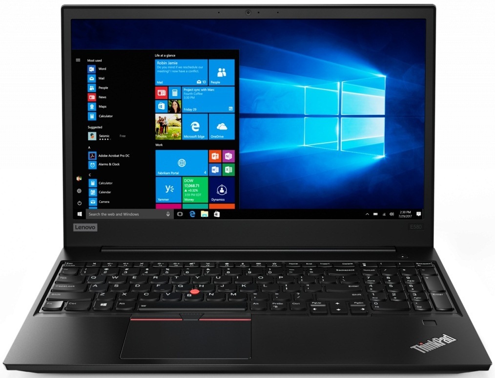 Laptop Lenovo ThinkPad E580 / 15.6" FullHD IPS AG / i3-8130U / 8GB DDR4 / 256GB SSD / Intel UHD 620 Graphics / Windows 10 Professional / 20KS007PRT / Black