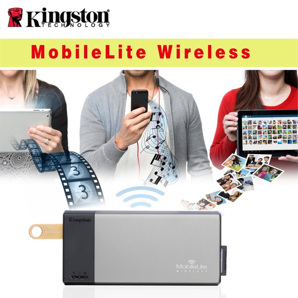 Kingston MobileLite MLW221 / Wireless Flash Reader / 1800mAh /