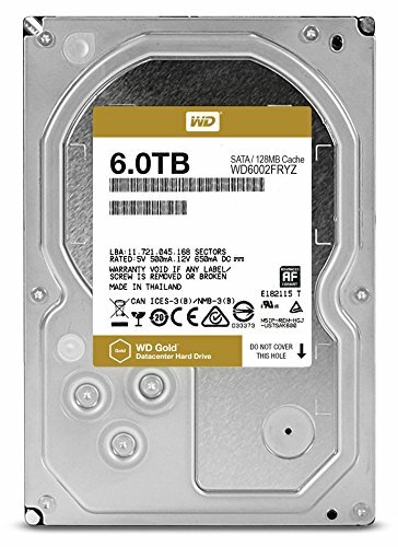 3.5" HDD WesternDigital Gold Enterprise Class / 6.0TB / SATA / 128MB / WD6002FRYZ