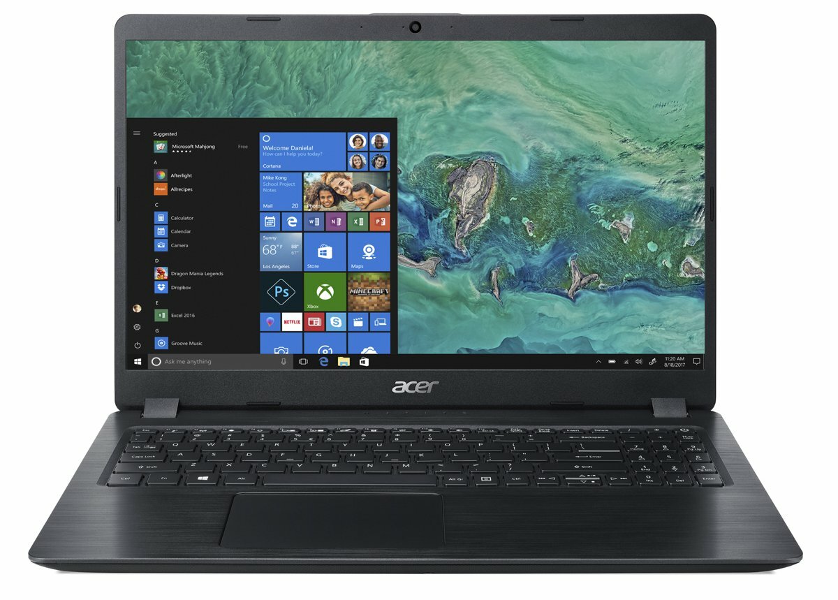 Laptop Acer Aspire A515-52G-522T	/ 15.6" FullHD / i5-8265U / 8Gb DDR4 / 1.0TB HDD / GeForce MX150 2Gb DDR5 / Linux / NX.H3EEU.014 / Black