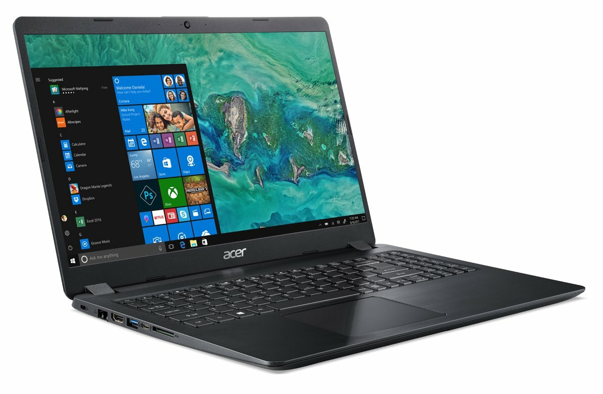 Laptop Acer Aspire A515-52G-522T	/ 15.6" FullHD / i5-8265U / 8Gb DDR4 / 1.0TB HDD / GeForce MX150 2Gb DDR5 / Linux / NX.H3EEU.014 /