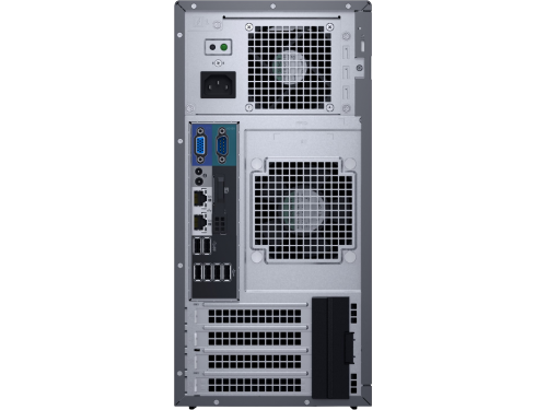 Server DELL PowerEdge T130 / Tower / Intel Xeon E3-1240 v6 / 16GB DDR4 UDIMM RAM / 2.0TB 7.2K RPM NLSAS / 290W cabled PSU /