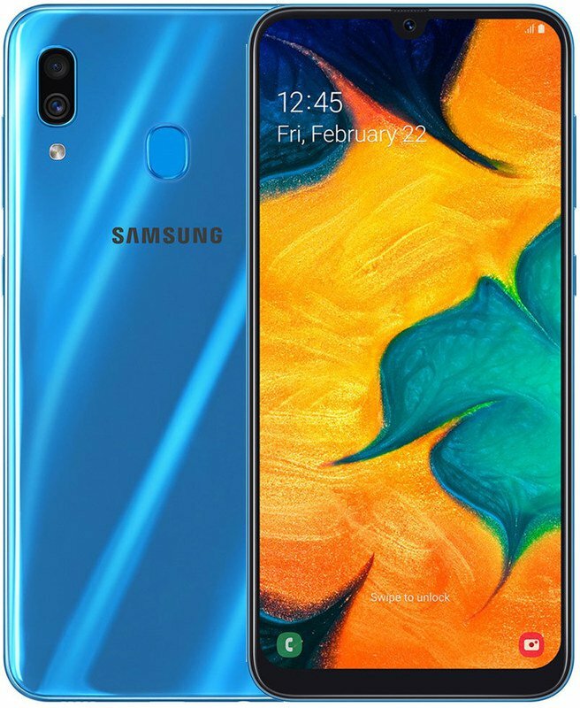 Samsung Galaxy A30 / 6.4" FullHD+ / 3Gb / 32Gb / 4000MAh / A305F / Blue