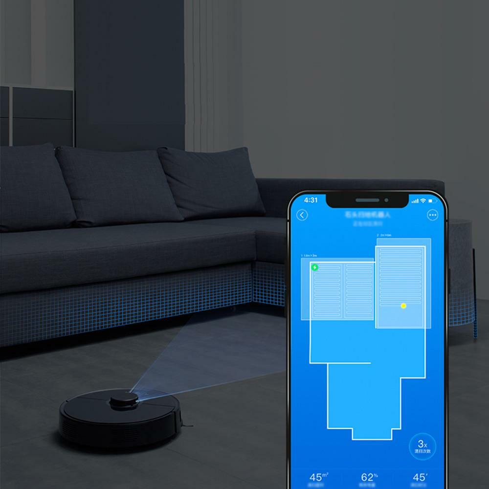 Xiaomi Roborock Mi Jia Room Robot Vacuum Cleaner 2 / Black