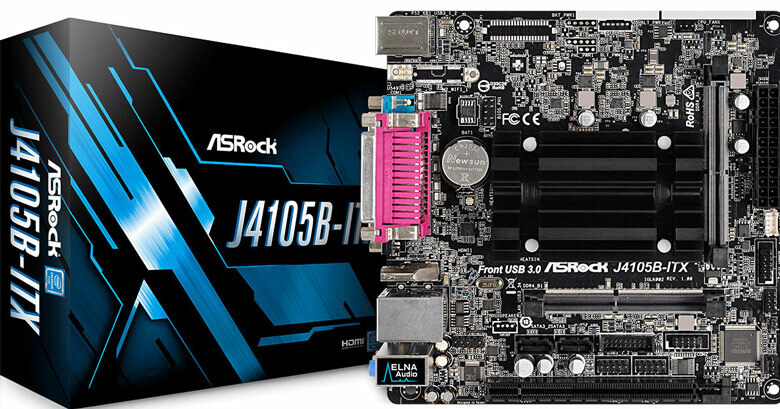 MB + CPU ASRock J4105B-ITX /