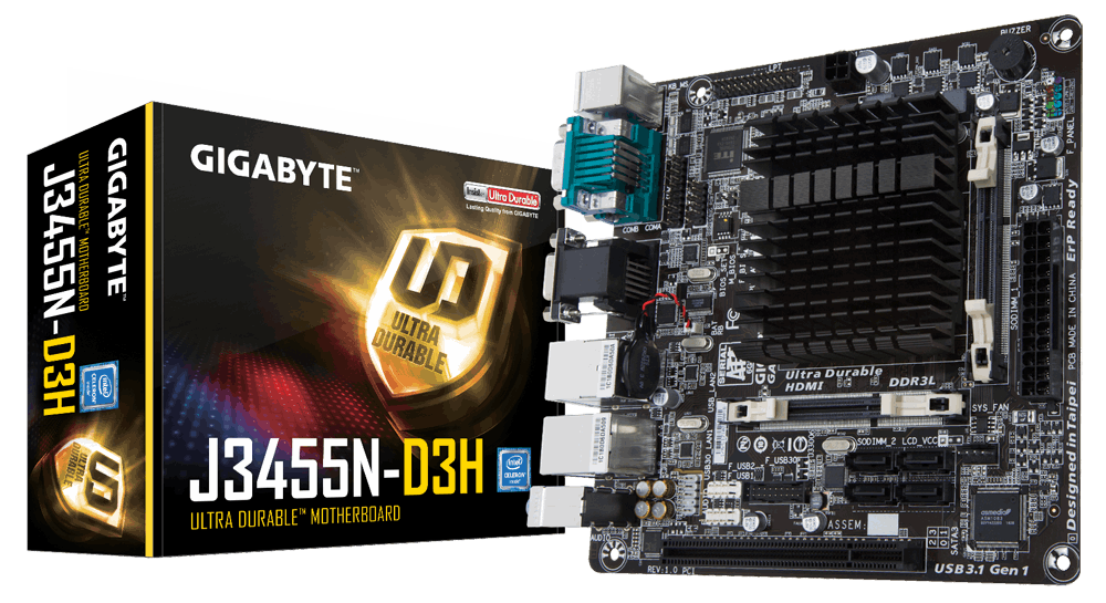 MB + CPU GIGABYTE GA-J3455N-D3H