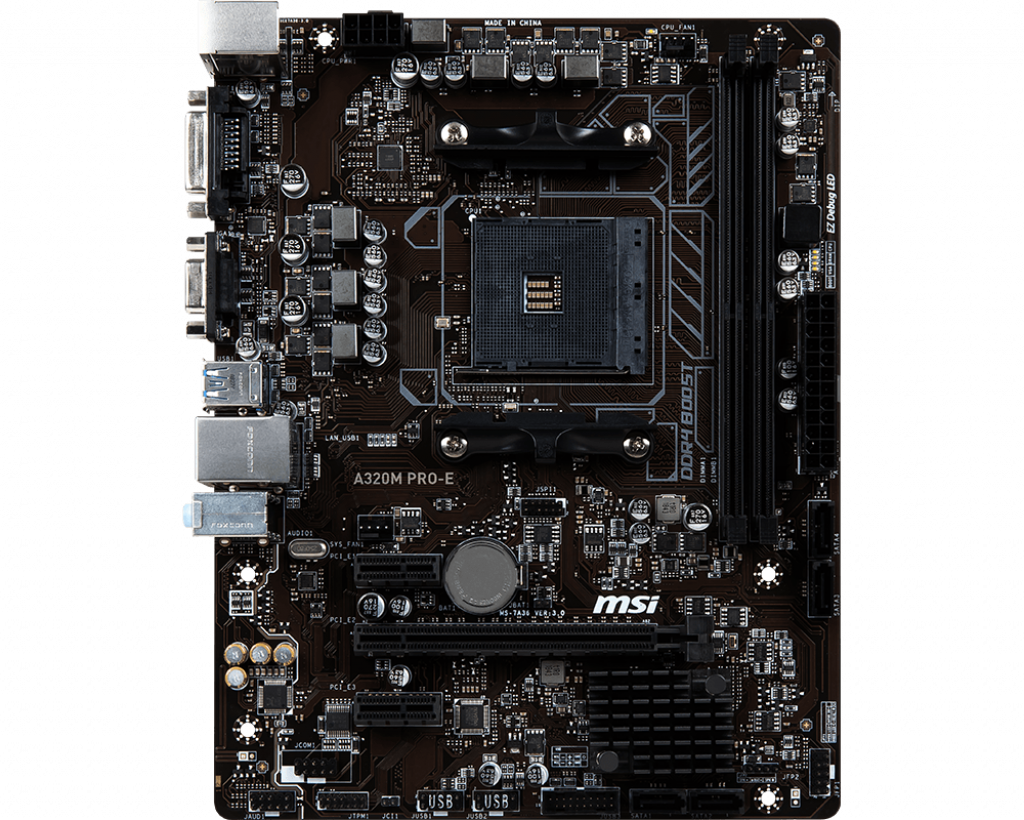 MB MSI A320M PRO-E / Socket AM4 / AMD A320 / mATX /