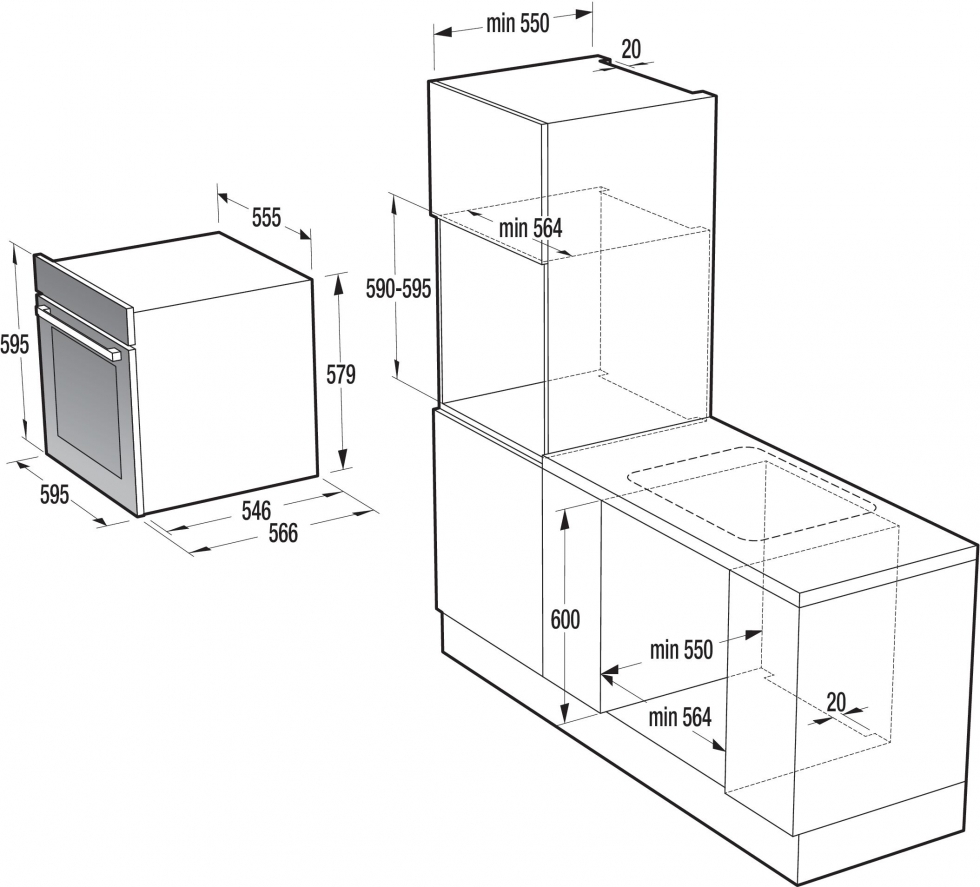 GORENJE BOP 798 S54X / Black