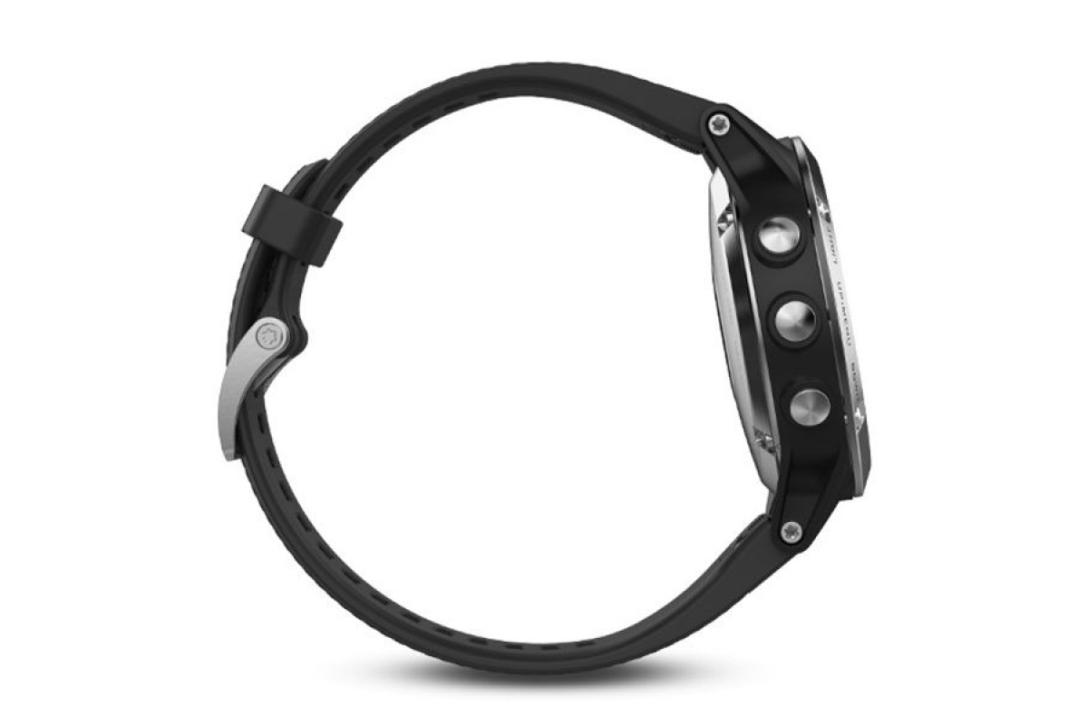 Garmin FENIX 5 GLASS BLACK - SILVER GPS / 010-01688-03 /