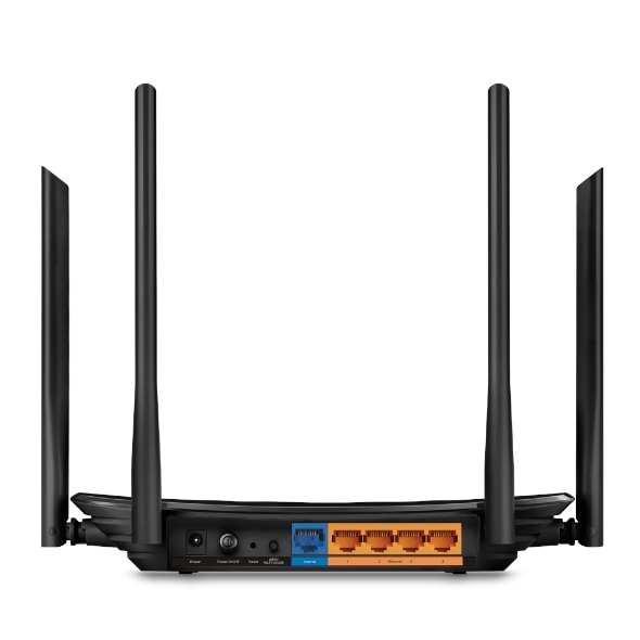 TP-LINK Archer C6 / Dual Band Wireless 867Mbps + Gigabit Router / Black