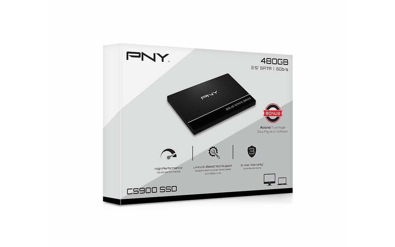 2.5" SSD PNY CS900 / 480GB / SSD7CS900-480-PB