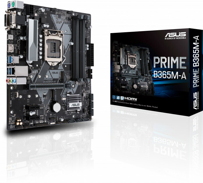 MB ASUS PRIME B365M-A / Intel B365 / LGA1151 / Dual DDR4 2666MHz / mATX /