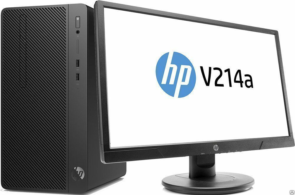 Monitor V214  + PC HP 290 G2 MT / i3-8100  / 8GB RAM / 1.0TB HDD / Keyboard & Mouse / DOS / 3ZD59EA