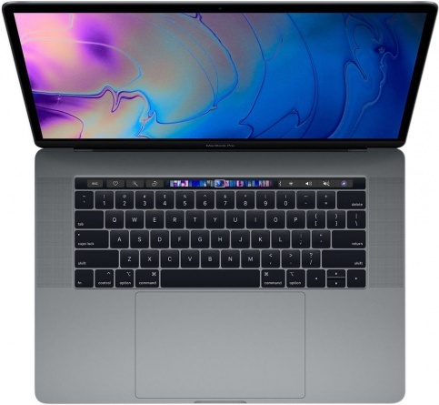 Laptop APPLE MacBook Pro 2019 / 15.4" Retina IPS / Intel Core i9 / 16Gb RAM / 512Gb SSD / AMD Radeon Pro 560X 4GB / macOS Mojave / Grey