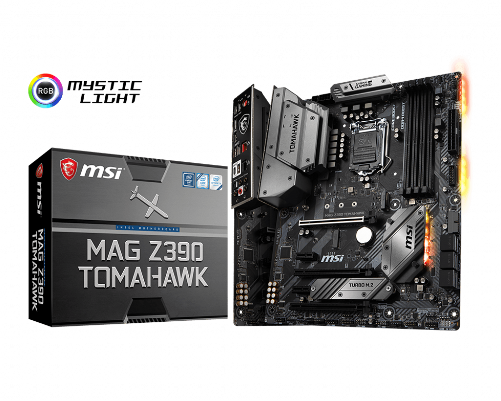MB MSI MAG Z390 TOMAHAWK / ATX / Socket 1151 / Intel Z390 / Dual 4xDDR4-4400 / CPU Intel graphics /