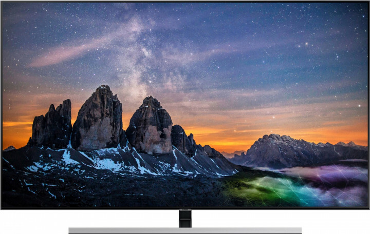 SMART TV Samsung QE55Q80RAUXUA / 55" QLED Flat 4K UHD Premium / Direct Full Array 8x / PQI 3800Hz / Tizen 5.0 OS / Speakers 40W / Smart remote control TM1950C / VESA / Silver