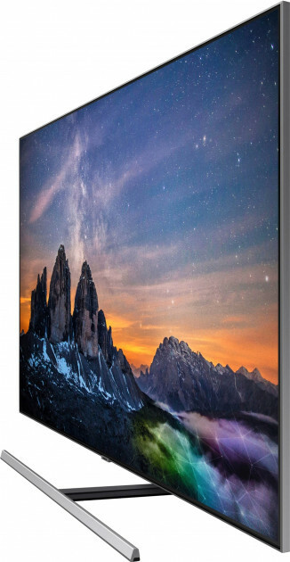 SMART TV Samsung QE55Q80RAUXUA / 55" QLED Flat 4K UHD Premium / Direct Full Array 8x / PQI 3800Hz / Tizen 5.0 OS / Speakers 40W / Smart remote control TM1950C / VESA / Silver
