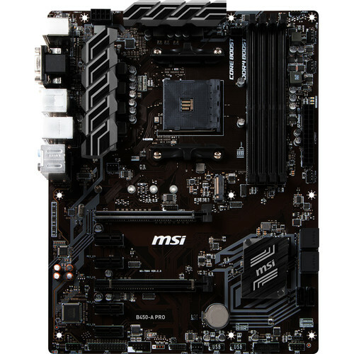 MB MSI B450-A PRO / ATX / Socket AM4 / AMD B450 / Dual 4xDDR4-3466 / APU AMD graphics /