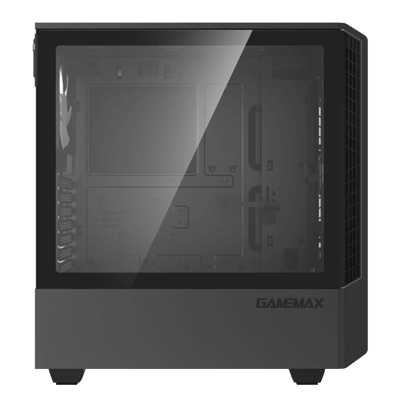 Case ATX GameMax Panda ECO T802-E / Rear 120mm fan / PWM / Rainbow HUB /