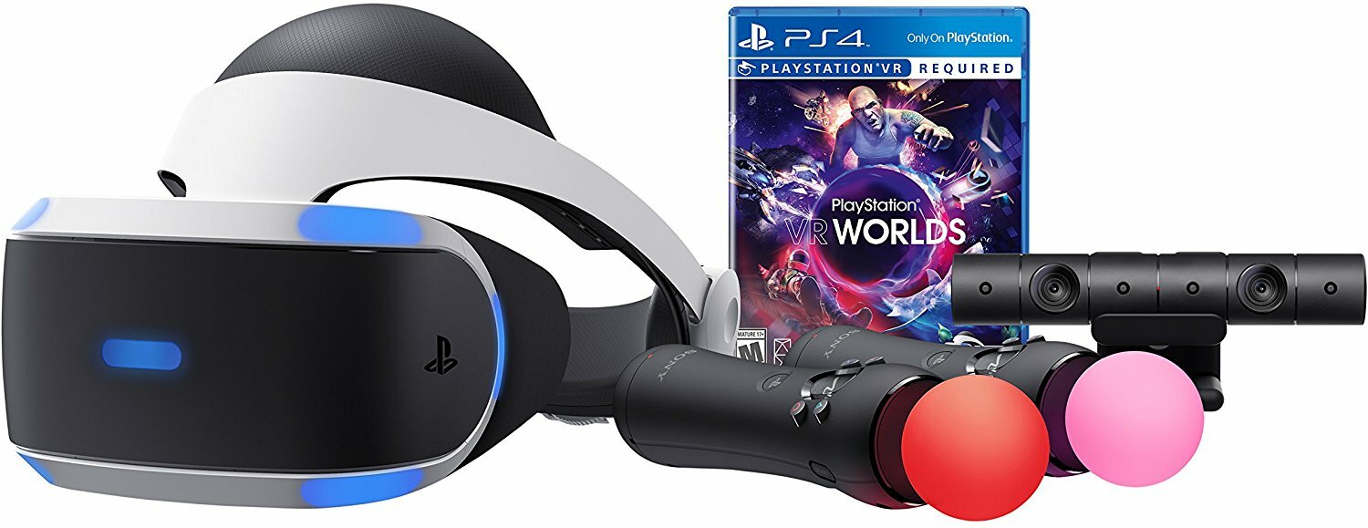 SONY VR Playstation + PS Camera + Move Twin Pack + VR Worlds / SON9983064 /