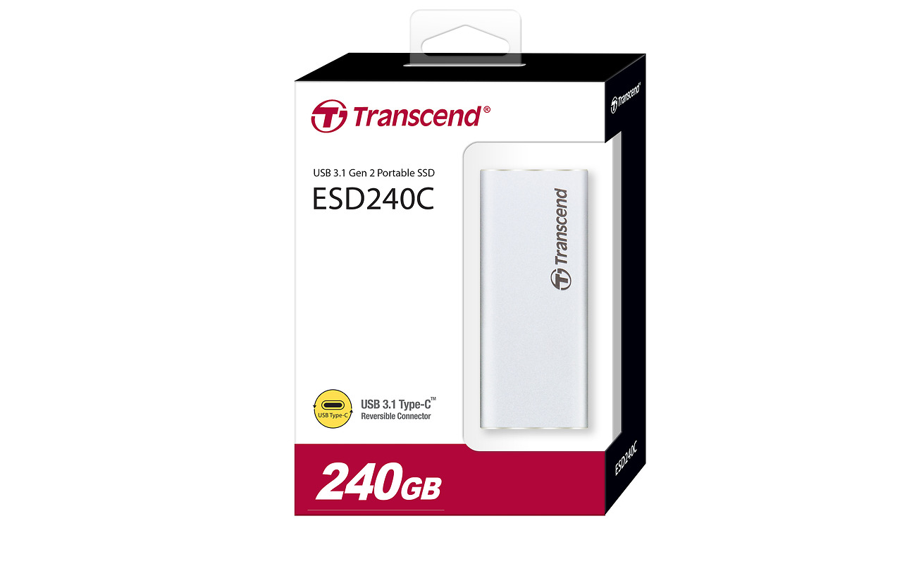 USB Transcend ESD240C / 240GB / M.2 External SSD / TS240GESD240C /
