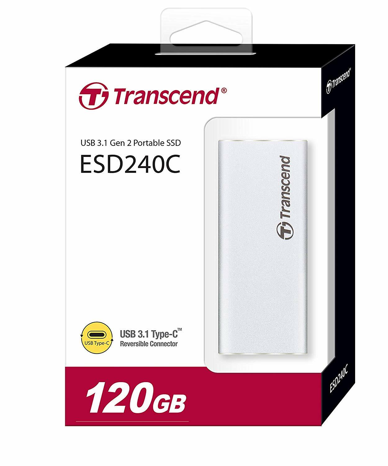 USB Transcend ESD240C / 120GB / M.2 External SSD / TS120GESD240C /
