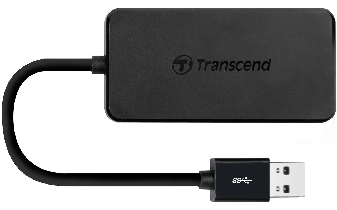 USB3.0 Hub Transcend HUB2 / 4 ports / Ultra slim / TS-HUB /