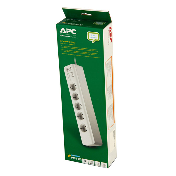 APC PM5-RS Essential SurgeArrest / 5 outlets / 230V /