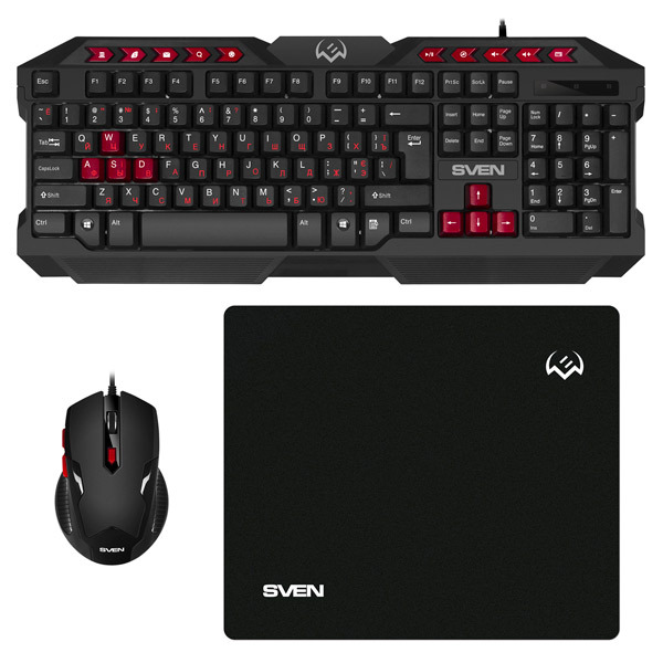 KIT Sven GS-9200 / Keyboard & Mouse & Mouse Pad /