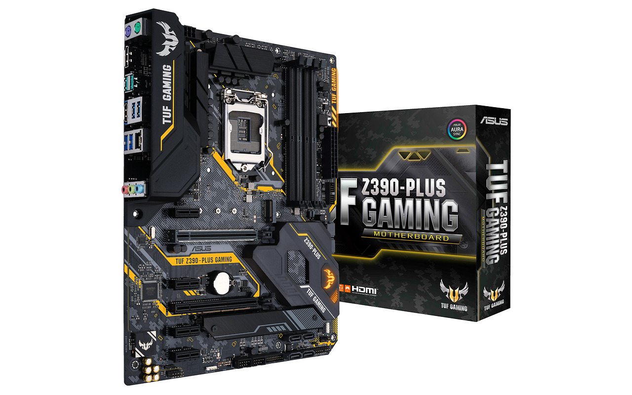 ASUS TUF Z390-PLUS GAMING ATX / Intel Z390 / Socket 1151 / 4x DDR4 /