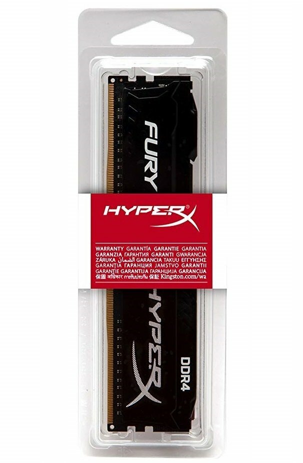 RAM Kingston HyperX FURY HX429C17FB/4 / 4GB / DDR4 / 2933 / PC23400 / CL17 / 1.2V / Heat spreader /