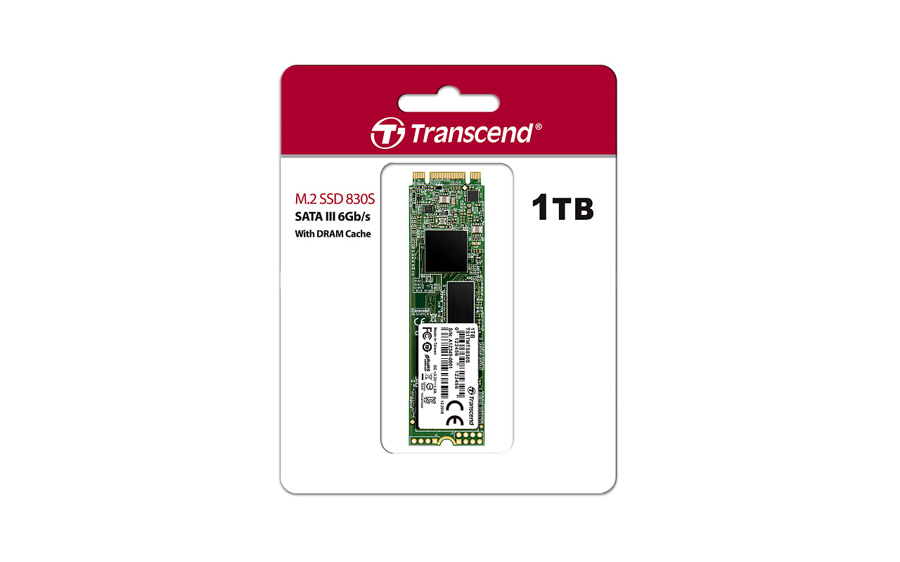 SSD Transcend 830S / 1.0TB / M.2 SATA / 80mm / 3DTLC / TS1TMTS830S