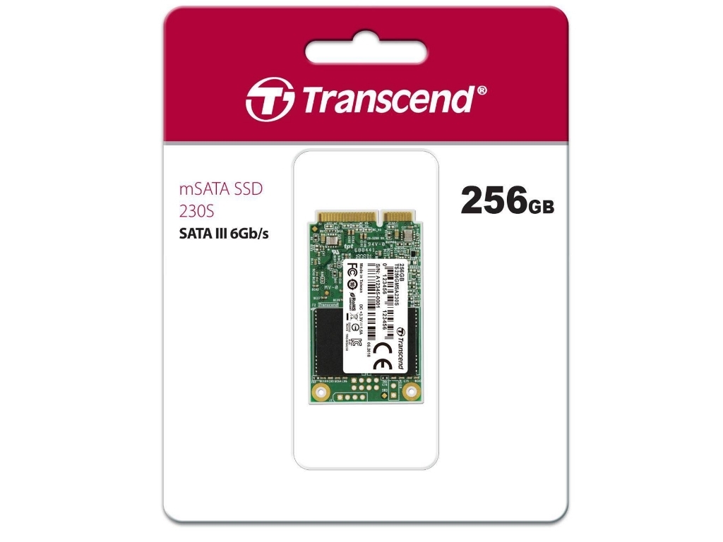 Transcend 230S TS256GMSA230S / 256GB mSATA