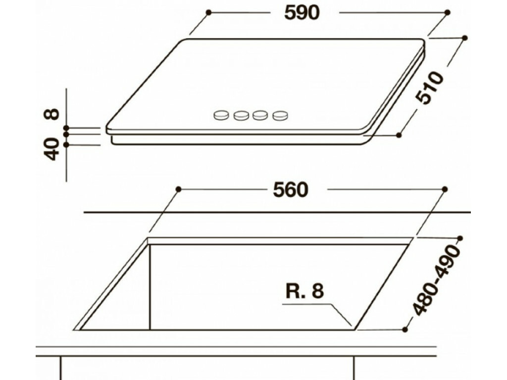 Whirlpool GOA 6423/WH / White
