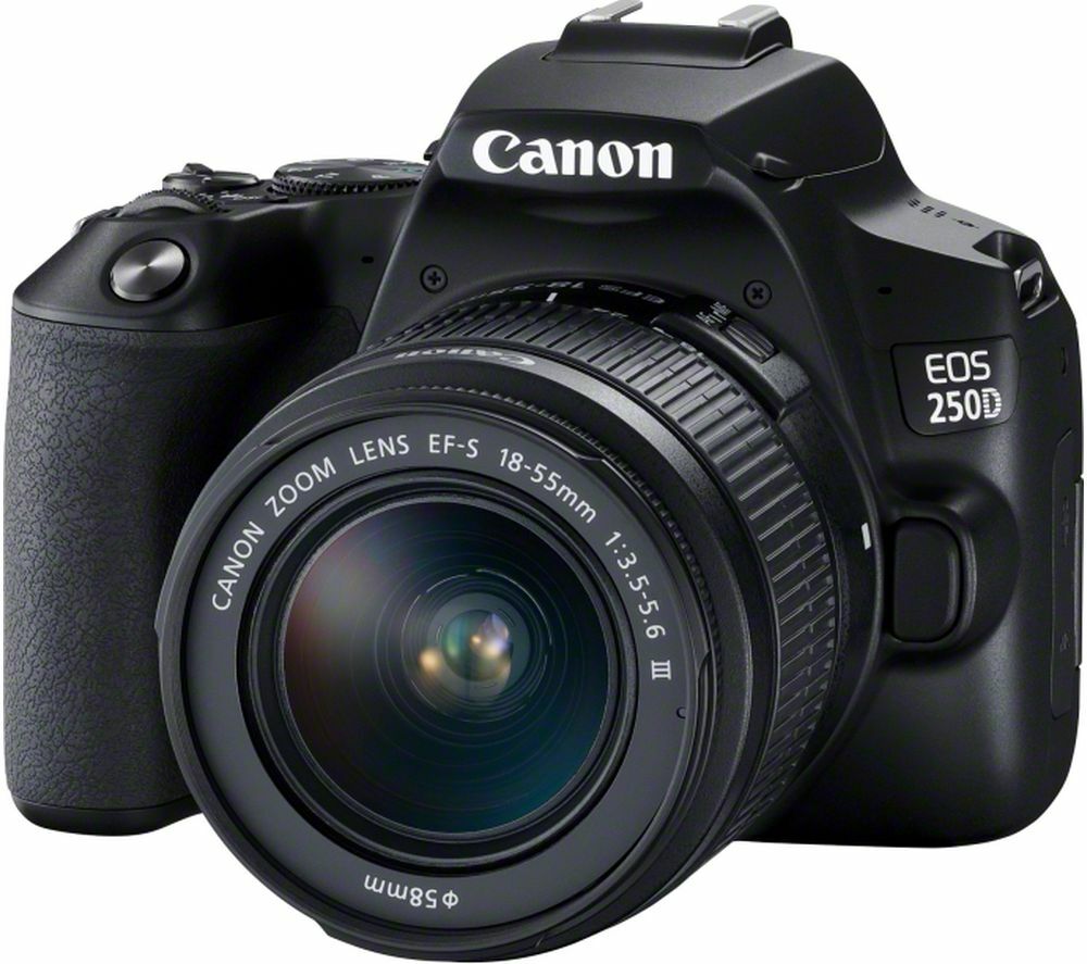 Canon EOS 250D + EF-S 18-55mm 3.5-5.6 III / Black