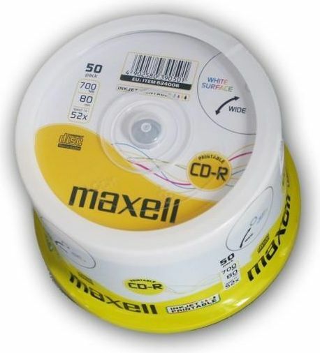 CD-R Maxell / Printable / 700MB / 50xCake /