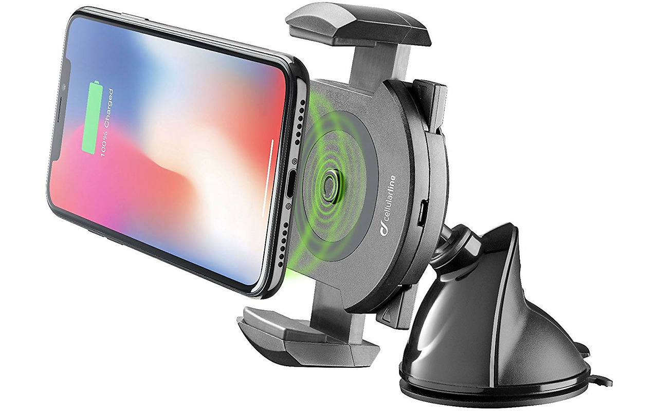 Cellularline Suction Cup Car Holder Wireless