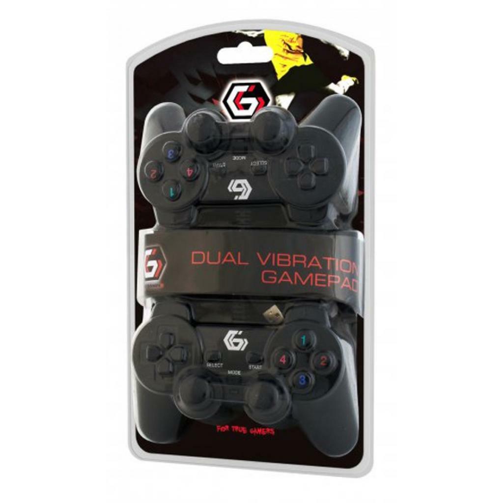 Gembird JPD-UDV2-01 2 mini joysticks / Black