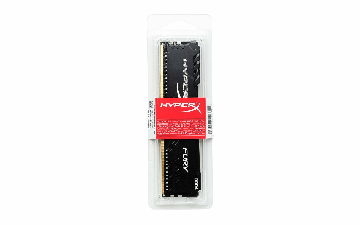 RAM Kingston HyperX FURY HX434C16FB3/16 / 16GB / DDR4 / 3466 / PC27700 / CL16 / 1.2V /