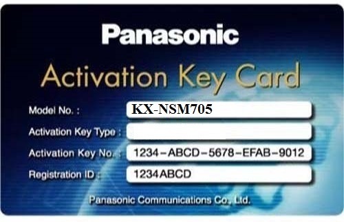 Accessory PBX Panasonic KX-NSM705W 5-Channel SIP Extension Activation Key
