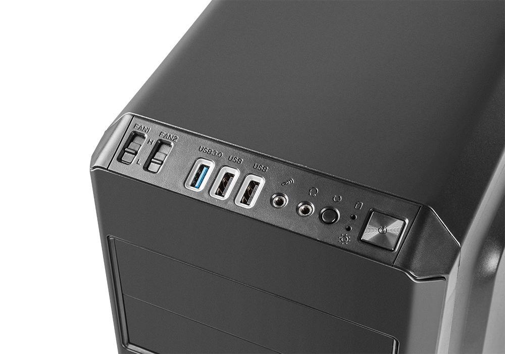 ATX Case Genesis Titan 550 Plus no PSU /